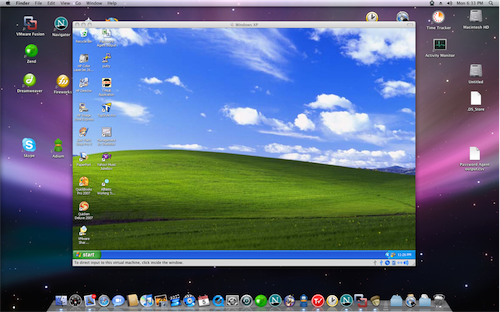 mac os x virtual machine for windows